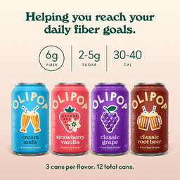Olipop, Prebiotic Soda Favorites Variety Pack