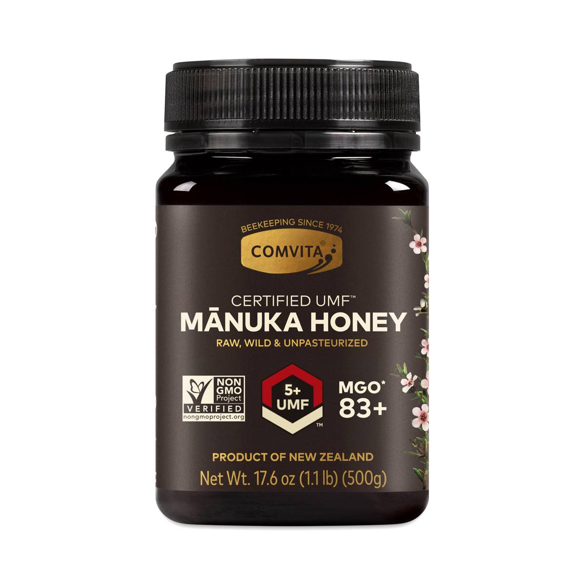Raw Manuka Honey Certified UMF 5+ (MGO 83+)