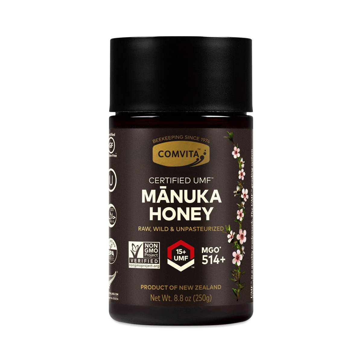 Raw Manuka Honey Certified UMF 15+ (MGO 514+)