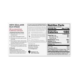 Pasture Raised Elk Steak