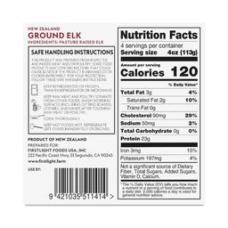 Pasture Raised Ground Elk