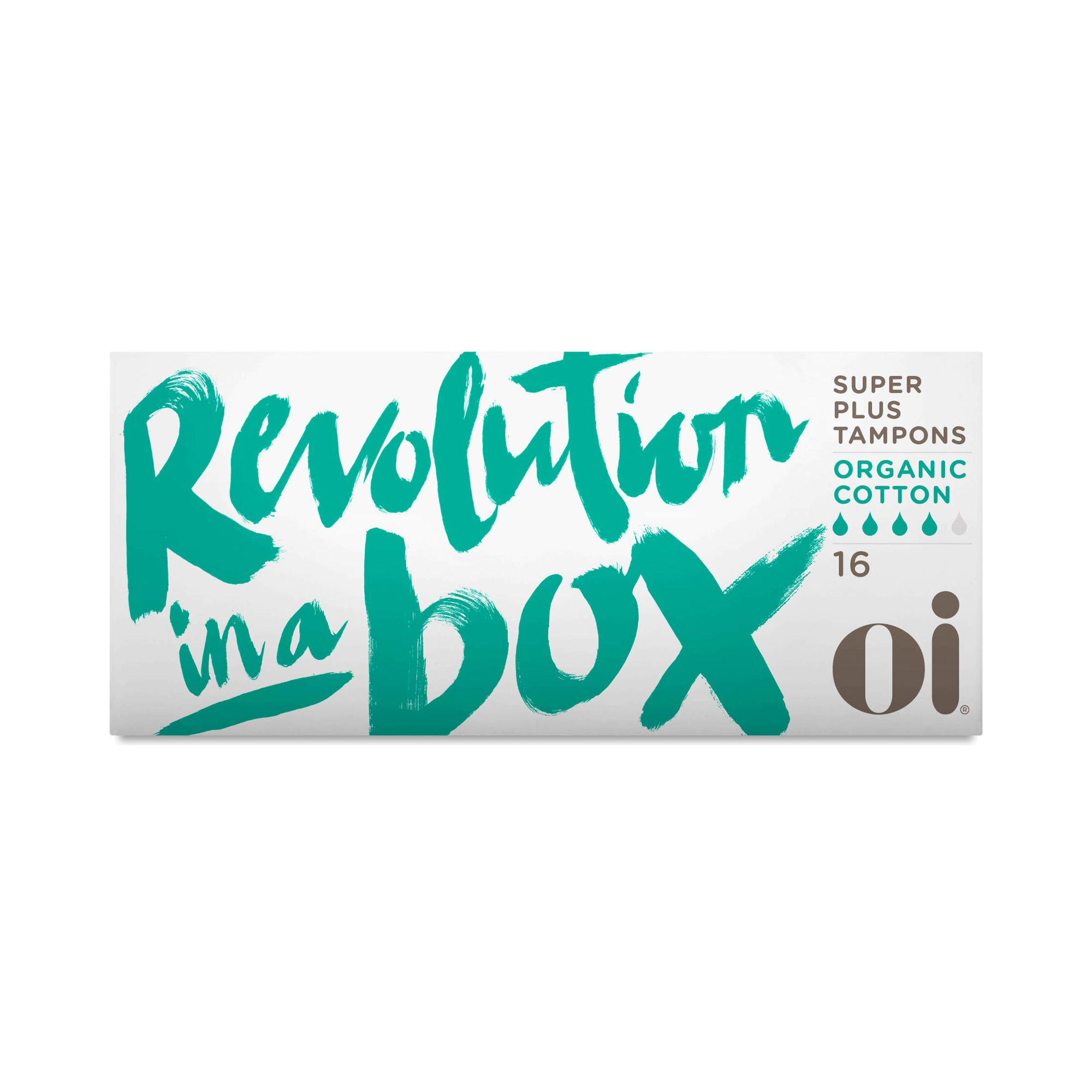 100% Organic Oi Non-applicator tampons — Mini