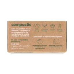 Compostable 3 Gallon Kitchen Bags