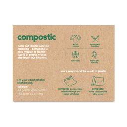 Compostable 13 Gallon Kitchen Bags