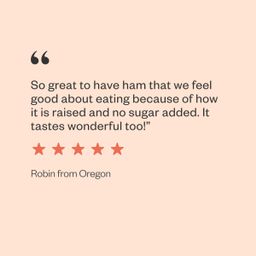 Spiral Sliced No Sugar Added Bone in Smoked Uncured Ham