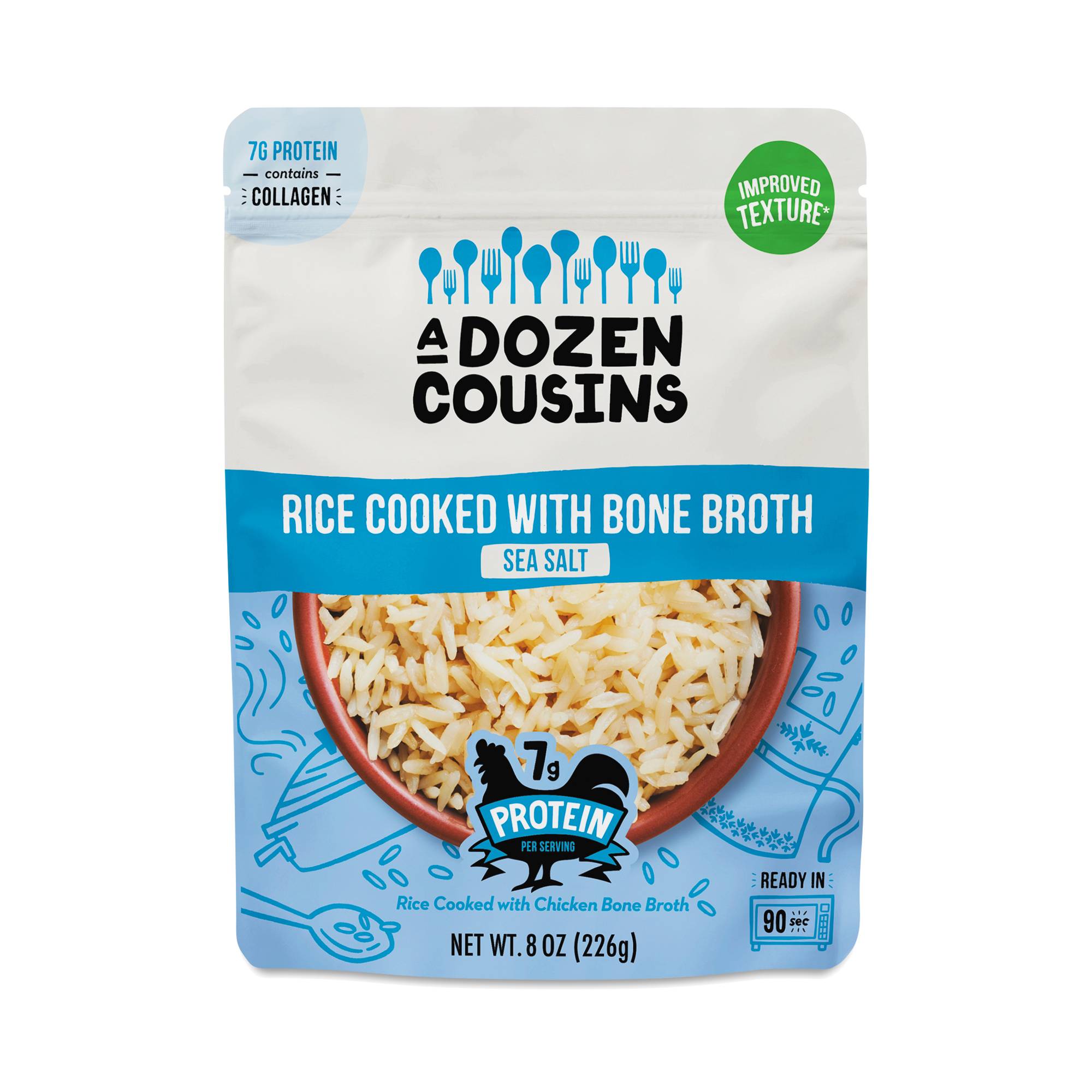 Bone Broth Rice, Sea Salt