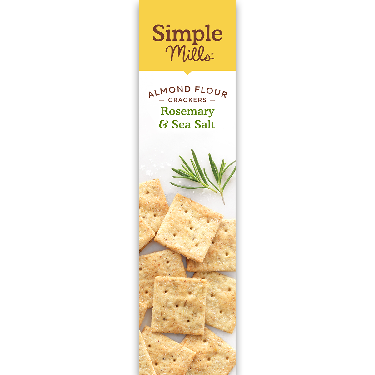 Simple Mills Rosemary & Sea Salt Almond Flour Crackers Thrive Market