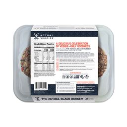 Veggie Burger Patties, Black Bean