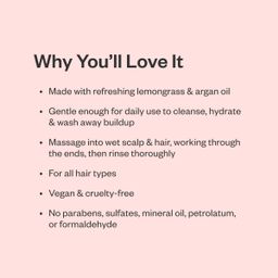 Curiously Clarifying Shampoo, Lemongrass & Argan Oil
