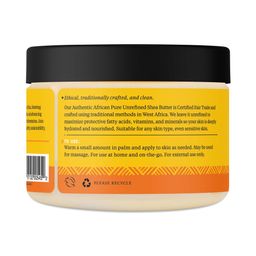 Pure Fair Trade Shea Butter, Unscented