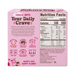 Organic Chocolate Covered Strawberry Probiotic Ice Cream Cups