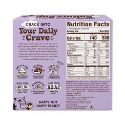 Organic Dark Chocolate Honeycomb Crunch Probiotic Ice Cream Cups