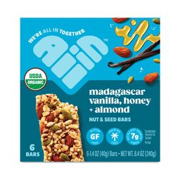 Nut & Seed Bars, Madagascar Vanilla, Honey & Almond