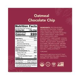Protein Bar, Oatmeal Chocolate Chip
