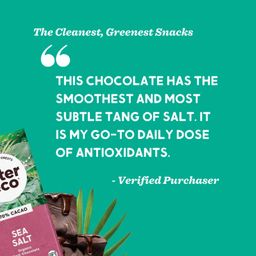 Organic Chocolate, Dark Chocolate Sea Salt