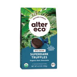 Organic Chocolate Truffles, Superdark