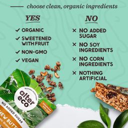 Organic No Sugar Added Granola, Cashew Butter