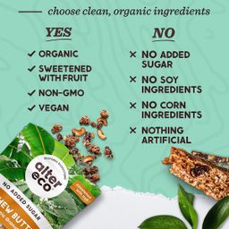 Organic No Sugar Added Granola, Cashew Butter