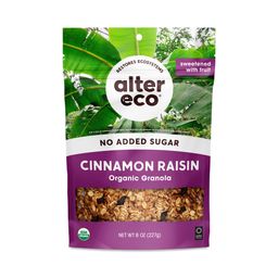 Organic No Sugar Added Granola, Cinnamon Raisin