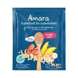 Ancient Grain Cereal, Oats Mangos & Strawberries
