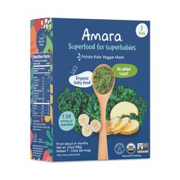 Veggie Mash Baby Food, Kale & Potato