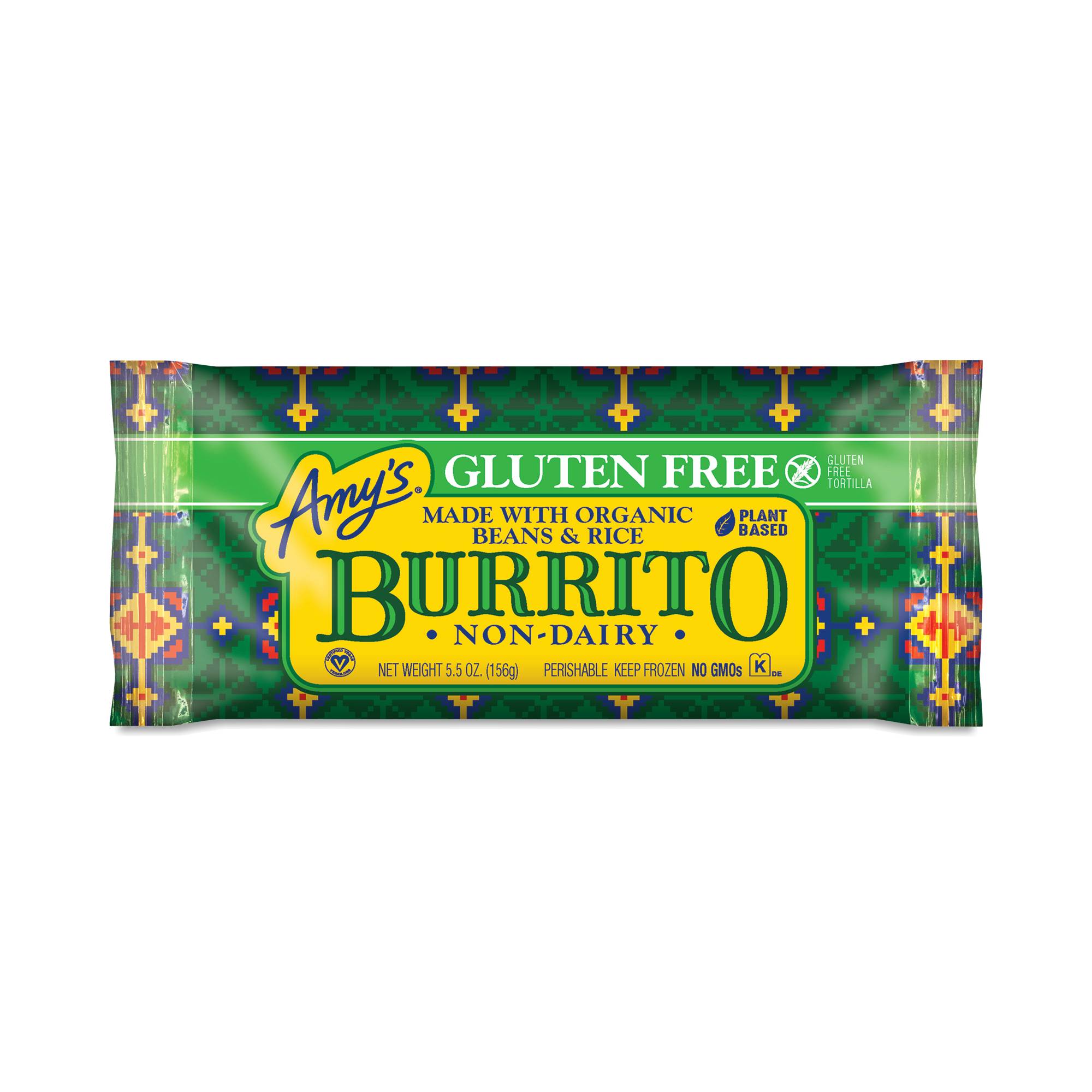 Gluten Free Bean & Rice Burrito