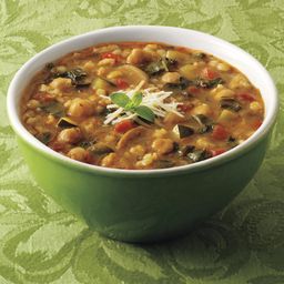 Organic Hearty Rustic Italian Vegetable Soup