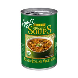 Organic Hearty Rustic Italian Vegetable Soup
