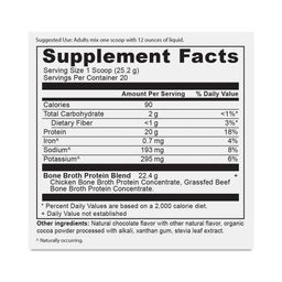 Bone Broth Protein, Chocolate