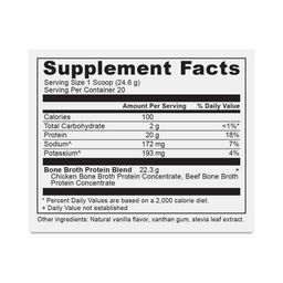 Bone Broth Protein Powder, Vanilla