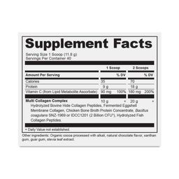Multi Collagen Protein Powder, Chocolate