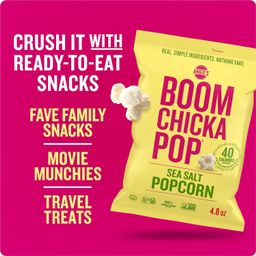 BOOMCHICKAPOP Popcorn, Sea Salt