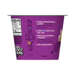 Microwaveable Mac & Cheese Cups, White Cheddar