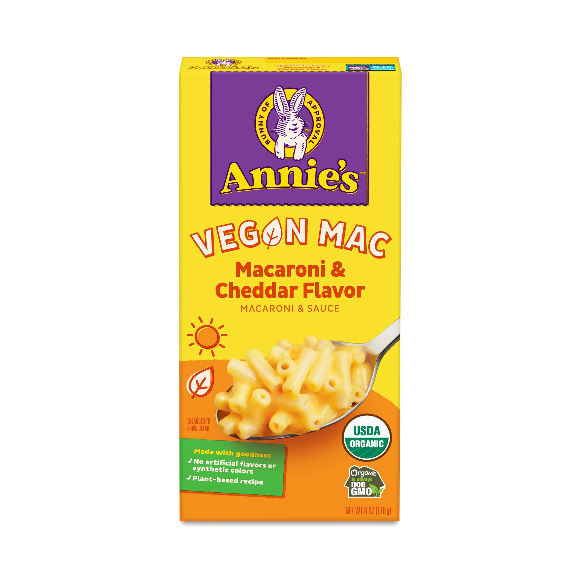 Organic Vegan Mac, Cheddar Flavor