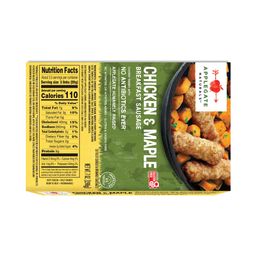 Breakfast Sausage, Chicken & Maple