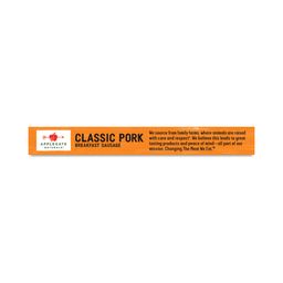 Breakfast Sausage, Classic Pork