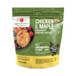 Breakfast Sausage Patties, Chicken & Maple, Value Size