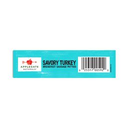 Breakfast Sausage Patties, Savory Turkey