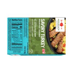 Breakfast Sausage, Savory Turkey