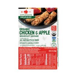 Organic Breakfast Sausage, Chicken & Apple