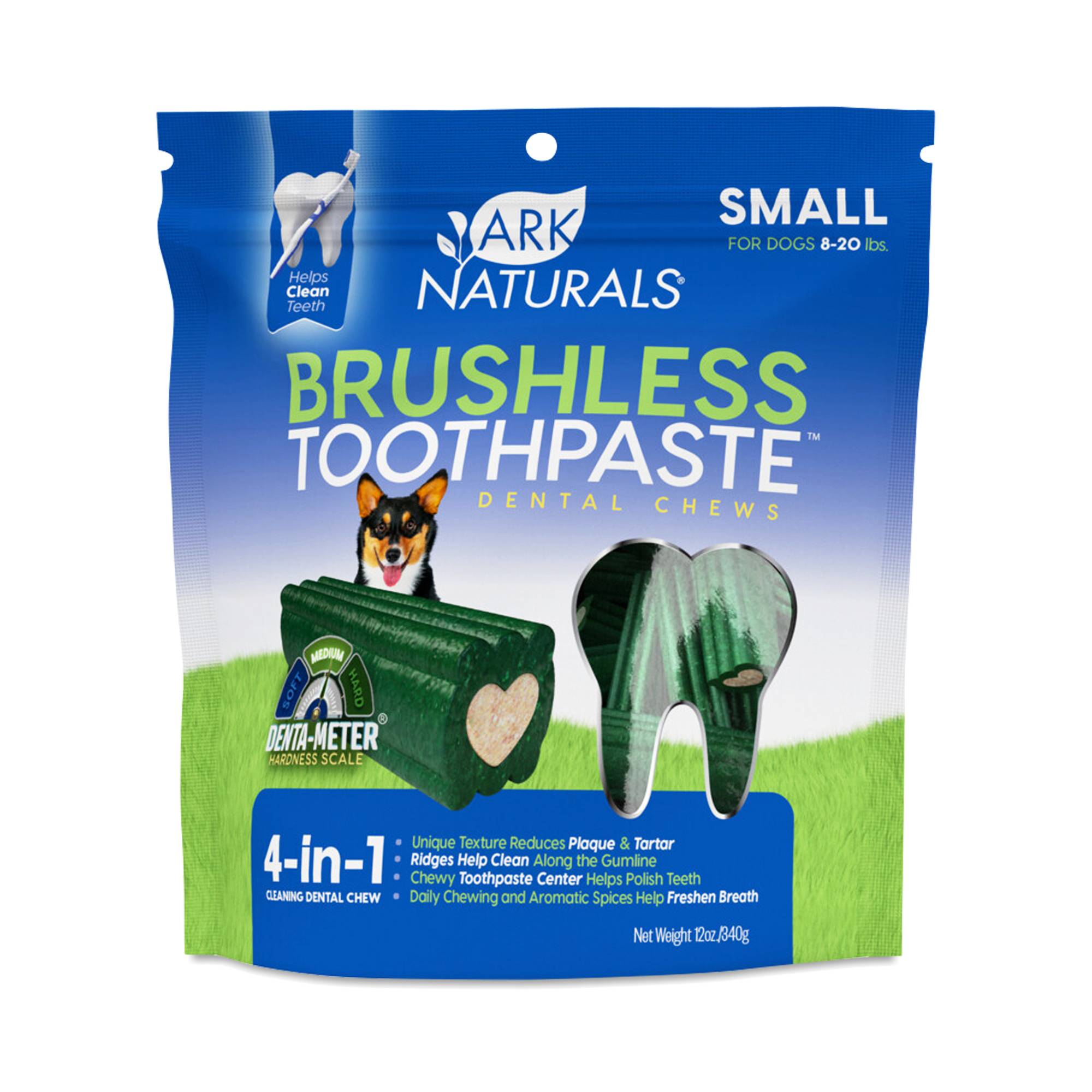 Brushless Toothpaste Dental Chew, Small 8-20 lbs