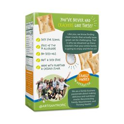 Grain-Free Crackers, Sea Salt