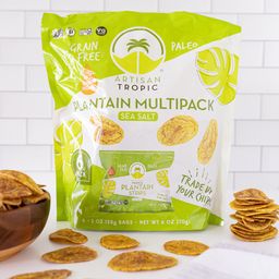 Plantain Strips, Sea Salt, Snack Pack