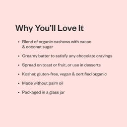 Organic Cashew Cacao Spread
