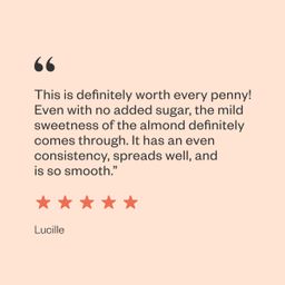 Organic Raw Almond Butter