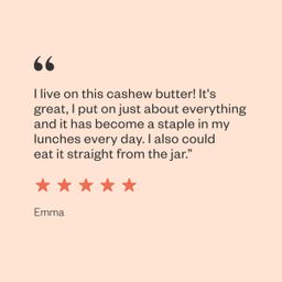 Organic Raw Vegan Cashew Butter