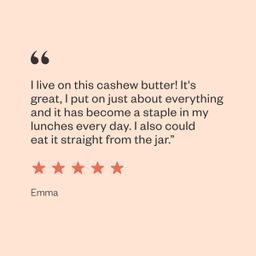 Organic Raw Vegan Cashew Butter