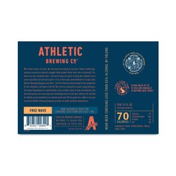Non-Alcoholic Brew, Free Wave Hazy IPA