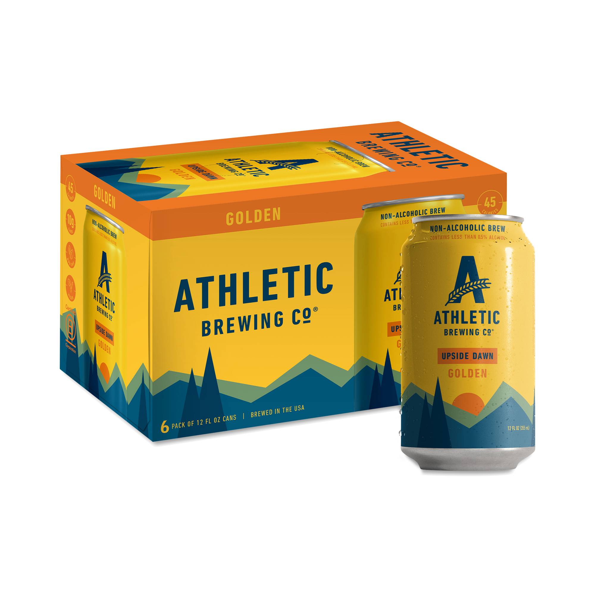 Non-Alcoholic Brew, Upside Dawn Golden Ale