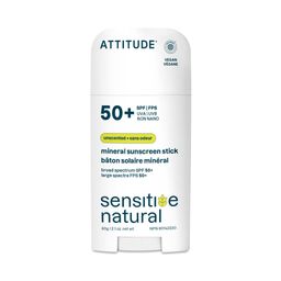Sensitive Mineral Sunscreen Stick, Unscented, SPF 50+